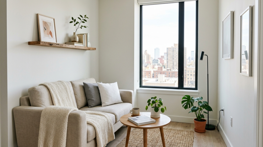 minimalist living room decor ideas for very small apartments